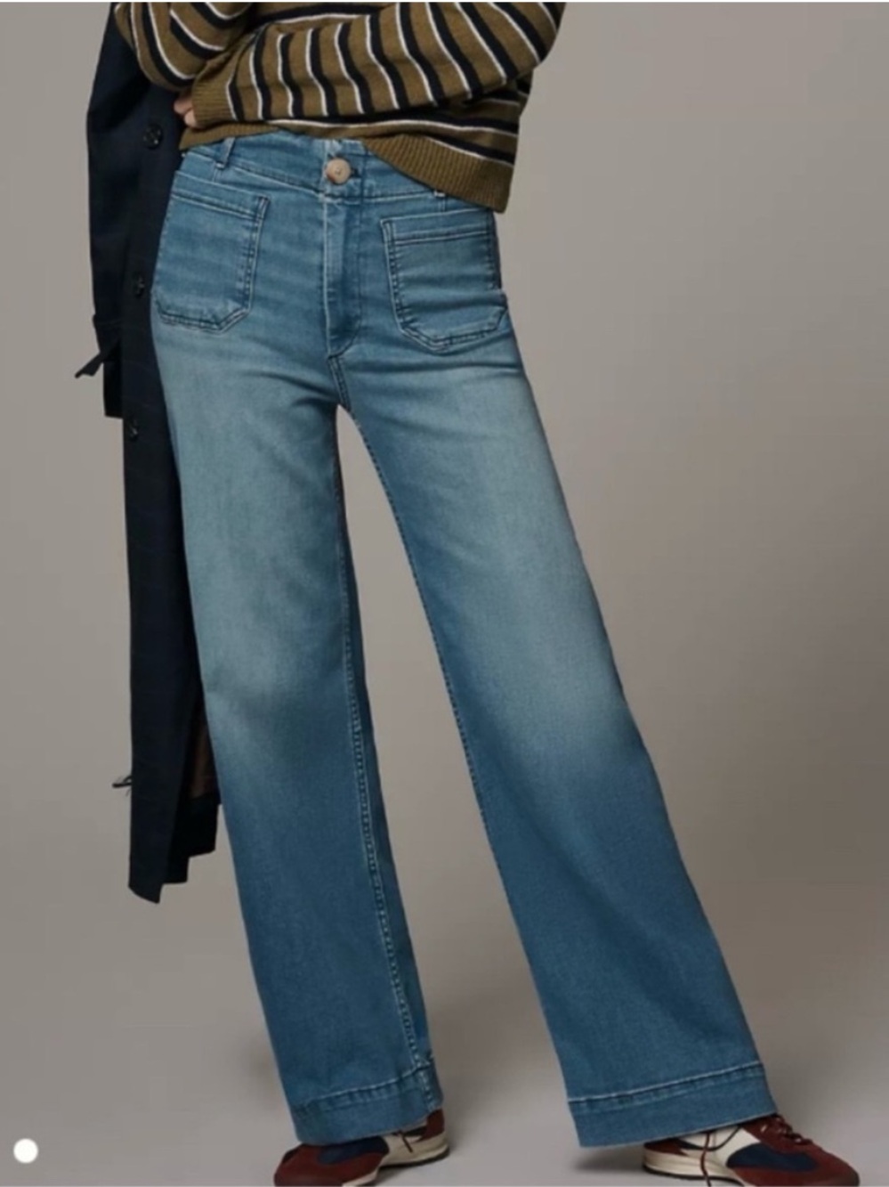 Maeve The Colette Full-Length Wide-Leg Jeans Anthropologie